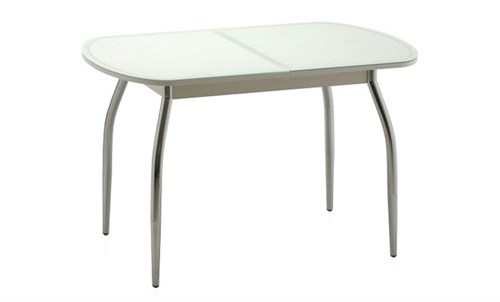Стол кухонный Касабланка-1, ножки хром, 110х70 см (Уцененный товар) - фото 11653