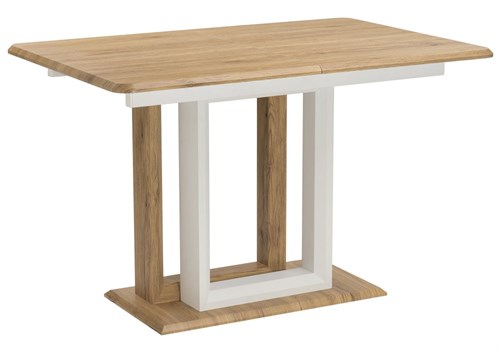 Стол деревянный Санса 120 дуб монтана / белая шагрень - фото 21501