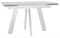 Стол DikLine SKM120 Керамика Белый мрамор/подстолье белое/опоры белые (2 уп.) - фото 28753