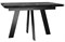 Стол DikLine SKM120 Керамика Черный мрамор/подстолье черное/опоры черные (2 уп.) - фото 28761