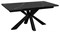 Стол DikLine SFE140 Керамика Черный мрамор/подстолье черное/опоры черные (2 уп.) - фото 29255