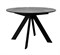 Стол DikLine SKC100 d1000 Керамика Серый мрамор/подстолье черное/опоры черные - фото 30367